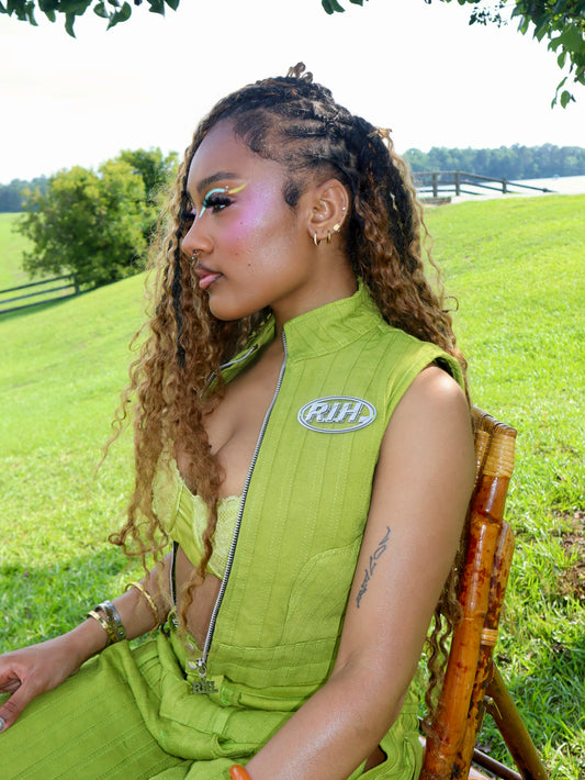 Sculpted Pintuck Vest